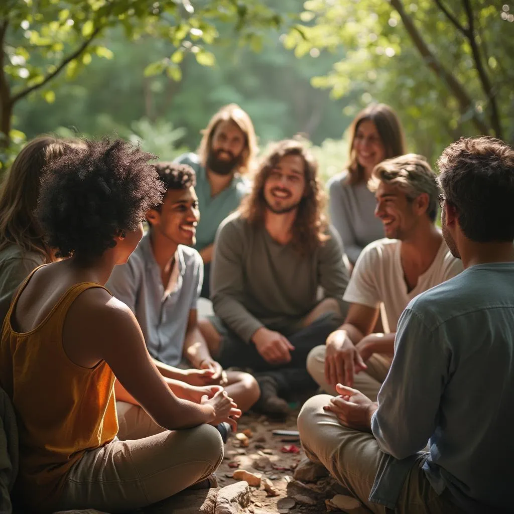 Séance de coaching en groupe