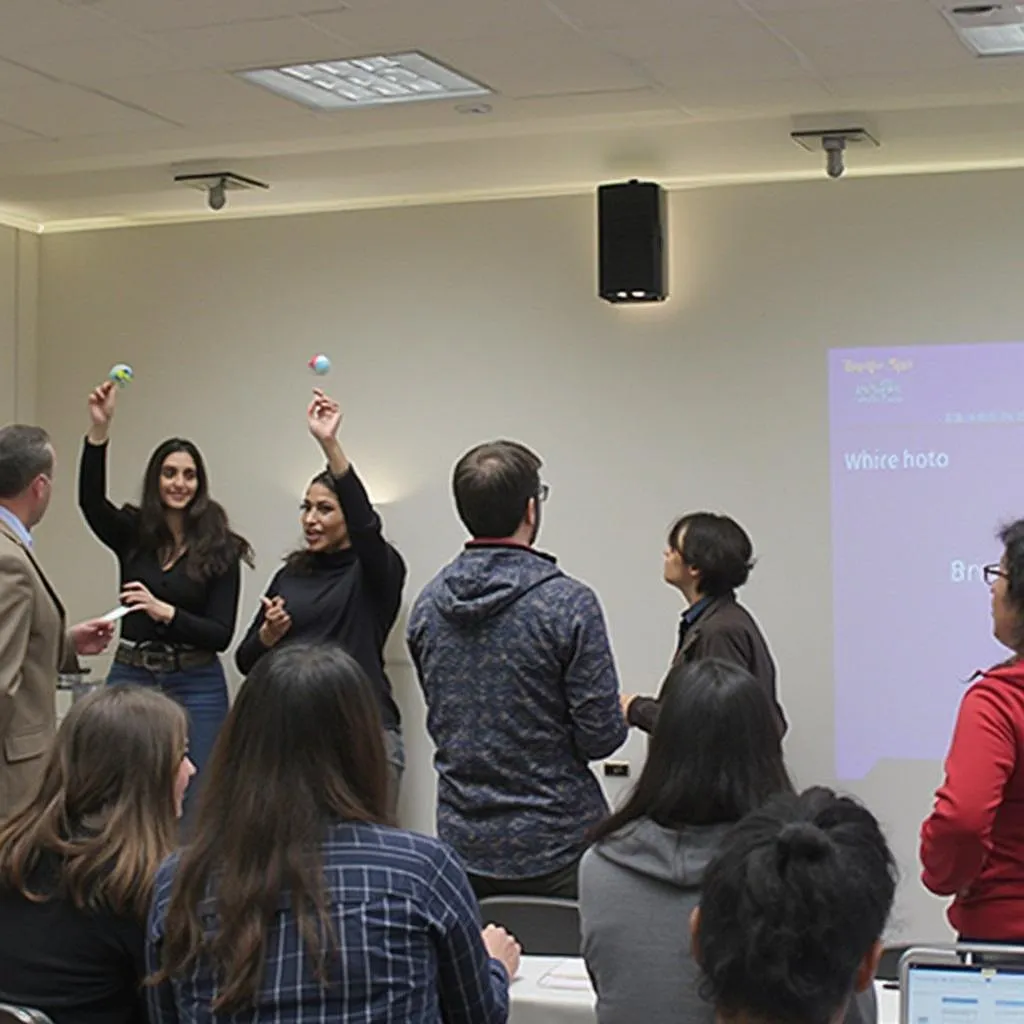 Atelier de groupe interactif